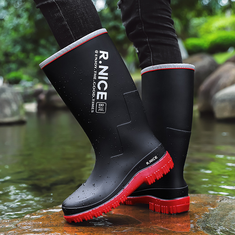 Fishing Boots - Erkekler için dış mekan yağmur ayakkabıları