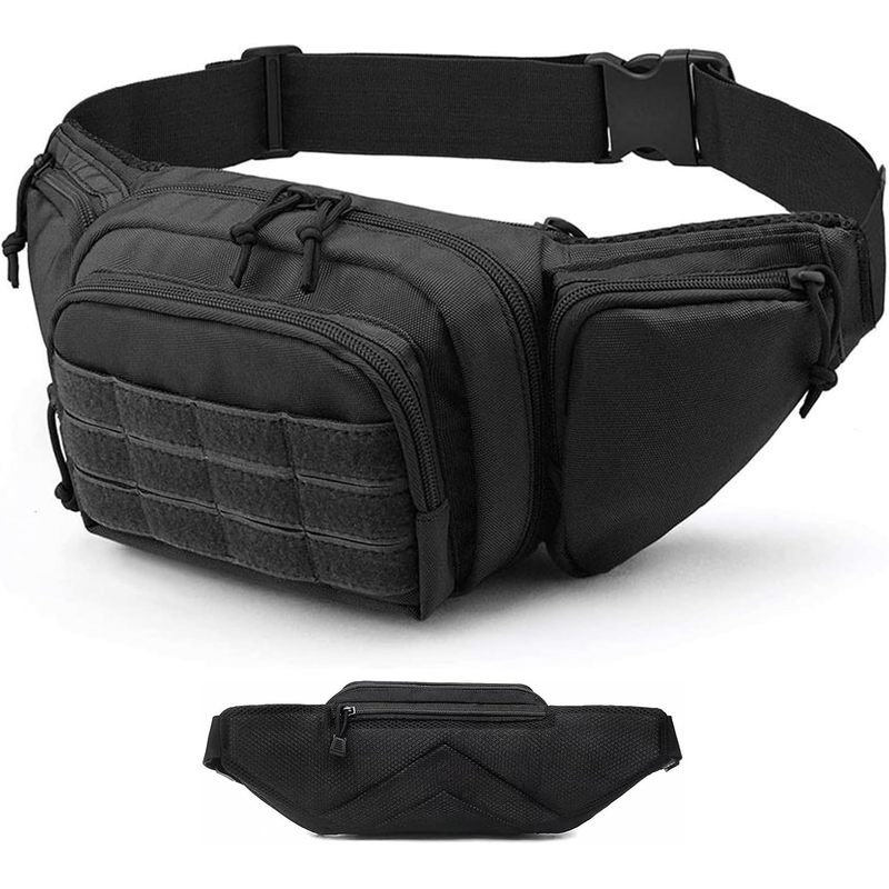 Fishing Belt - 600D Oxford Çok Cepli Bel Çantası