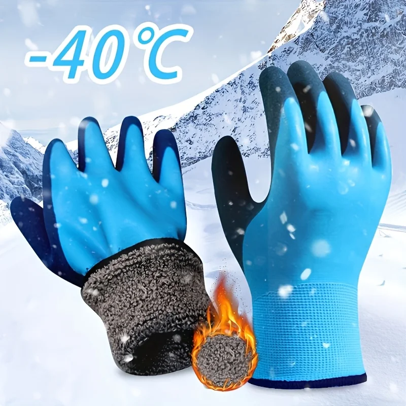 Fishing Gloves - Kışlık Su Geçirmez ve Sıcak Mekanik