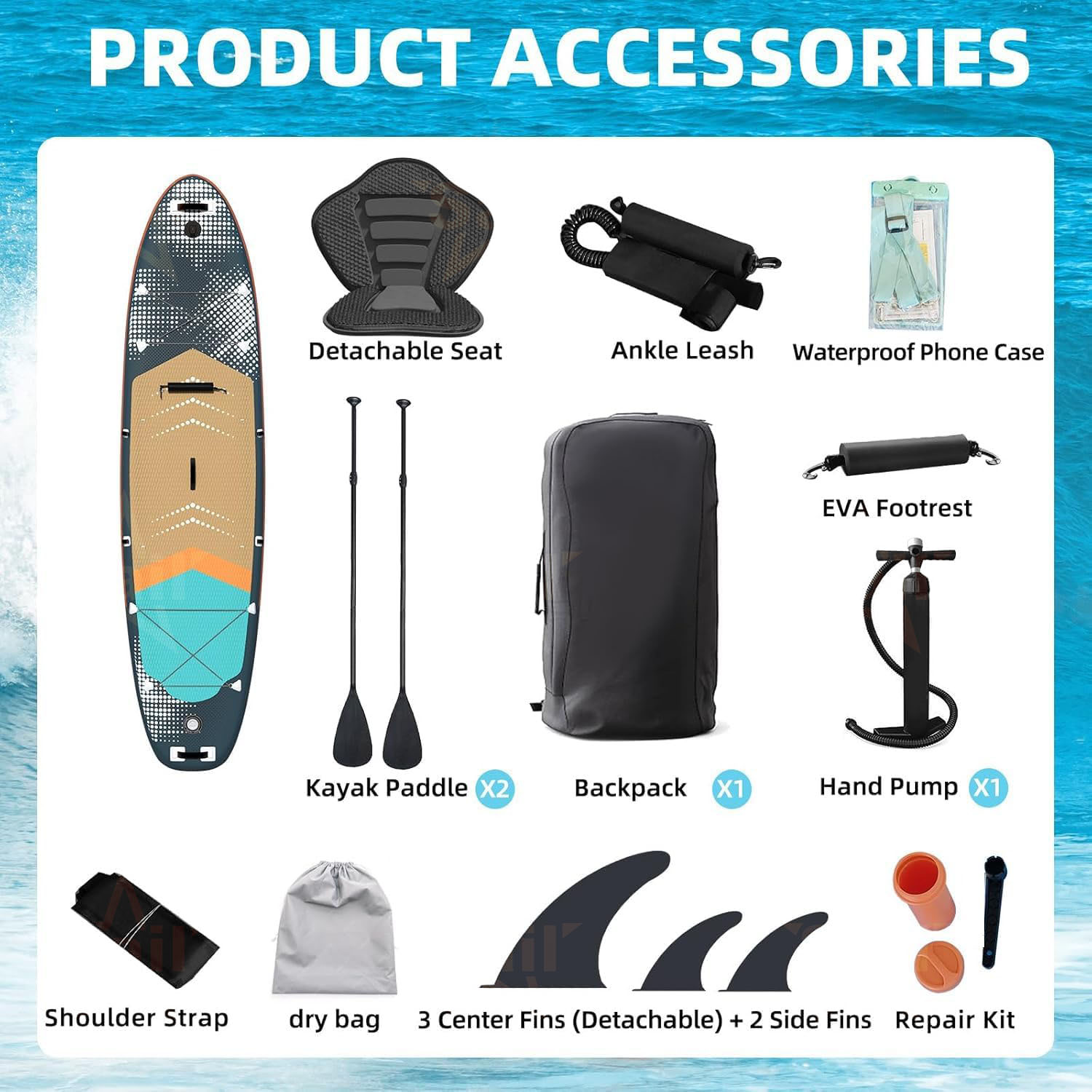 Çok Amaçlı Şişme Stand Up Padd - Fishing Backpack incelemesi ve fiyatı
