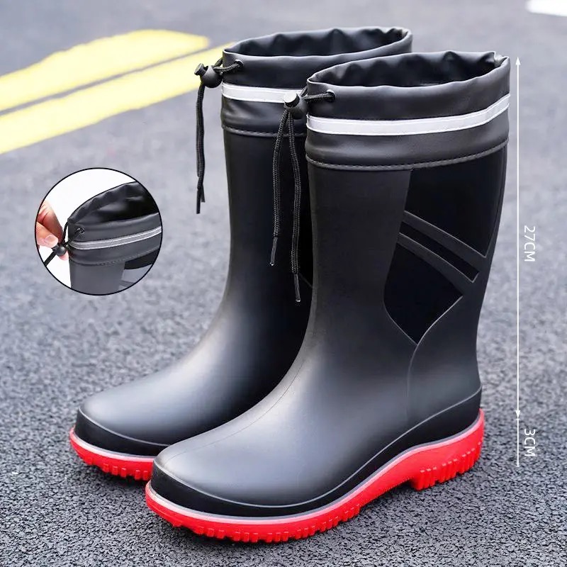 Moda erkek Orta Tüp Yağmur Bot - Fishing Boots incelemesi ve fiyatı